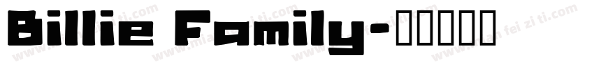 Billie Family字体转换
